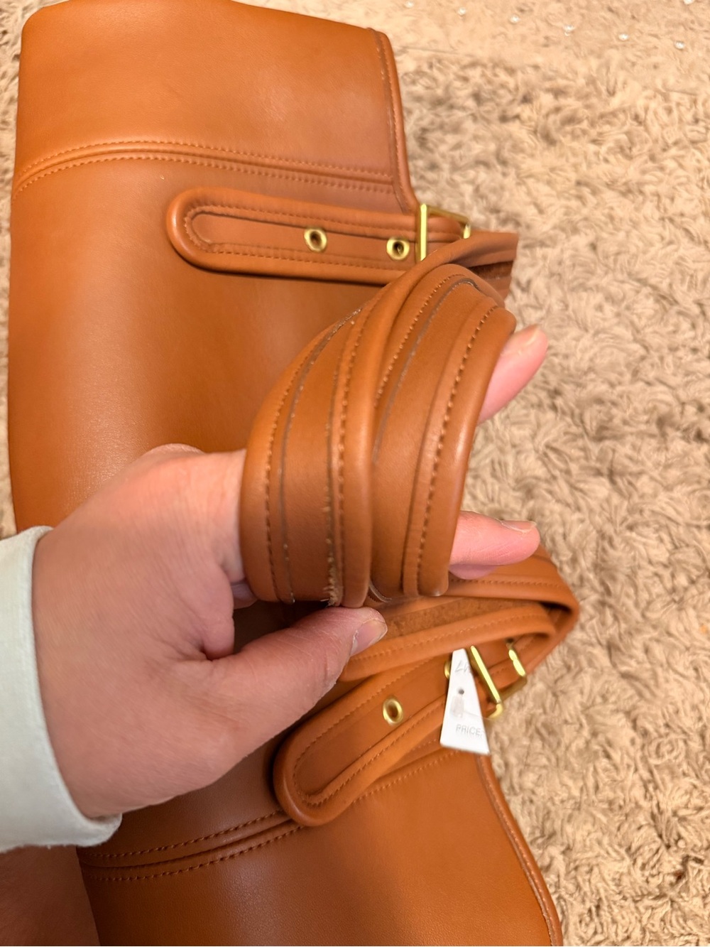 Coach Brown Leather Tote Bag - Picture 12 of 16